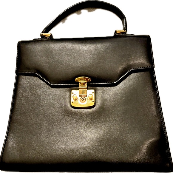 Gucci Calfskin Lady Lock Top Handle Satchel - Picture 1 of 16